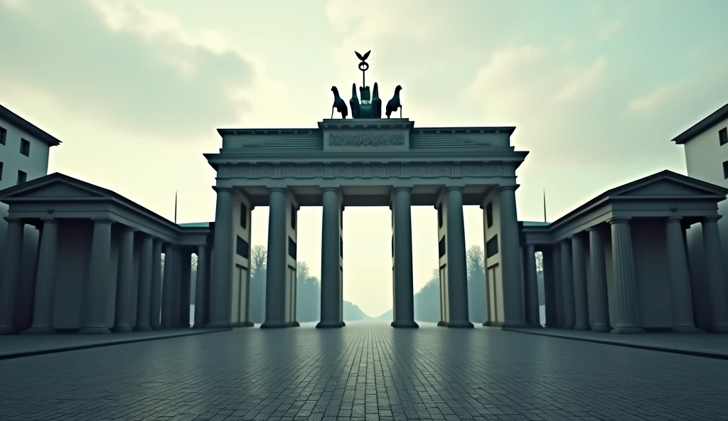 No livelihoods in front of the Brandenburg Gate