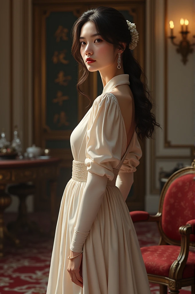 A a lady 