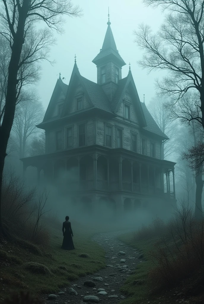 In an isolated village, surrounded by dense forests and shrouded in constant fog, stands an old mansion known as "The House of Whispers". No one has dared to approach her for decades.. They say she is cursed, and the few people who had the courage to enter were never seen again.