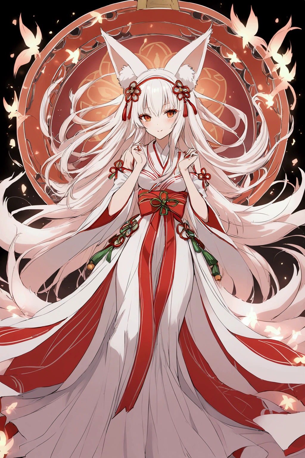 torii Shrine maiden Nine-Tailed Fox