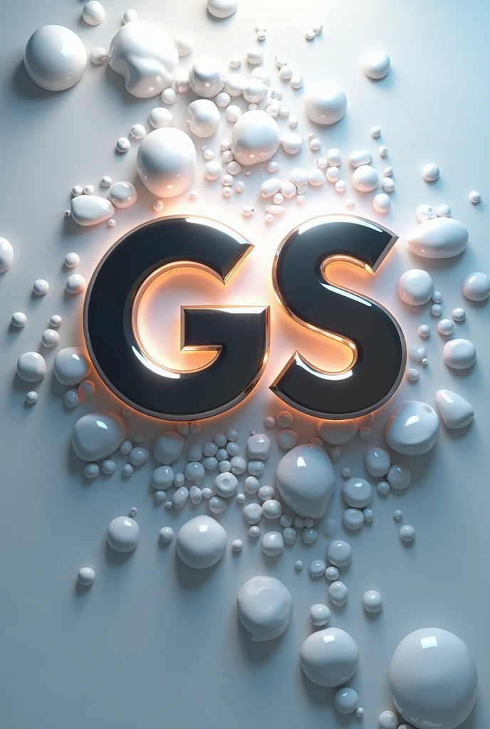 The 3D text logo says "GS" and the bubble text pattern at the bottom says GLIGIR SUCCESS