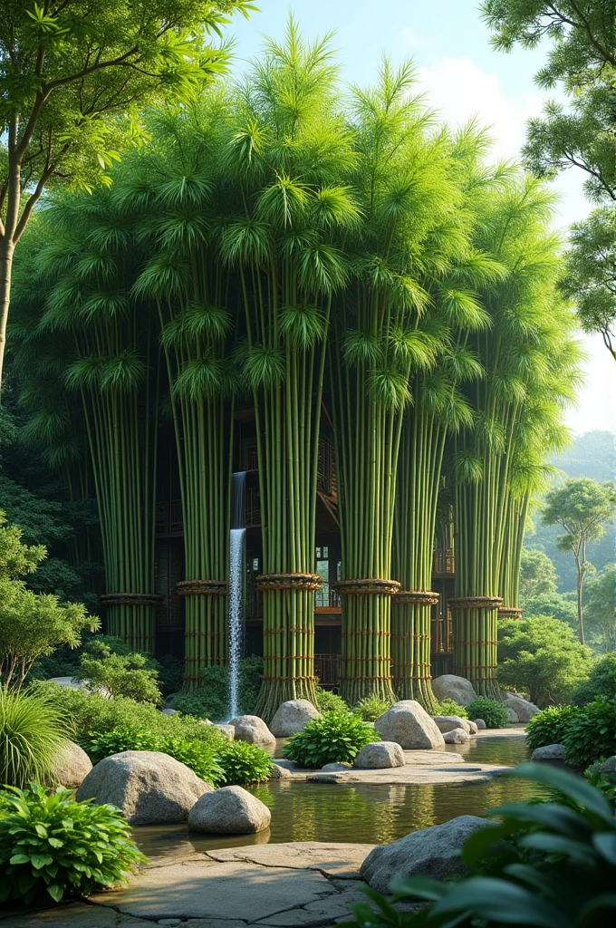 Bamboo drip irrigation and filteration systems