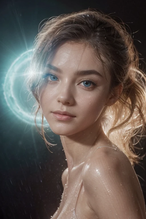 Slow-deep-processes Quality-Images focused, base Top-5-stars, Generate rating-score>98 ai-Criteria, seduction sexy Model body posture, persuasive sweetness aggressive, Demonic Worship, anti-god, Devil servant, Satan-slave, hormone-drugged-peak, demonic Aura, Slavary pose on the ground,
1st priority breasts(J40)-Shape-components-structure-focused, Elegant impression on the chests nipples, Evidence of sexy features, natural young breast-J40 drop-shape, nice-areola-shadow, breasts clear shape ,
2nd priority extreme-thinning-epidermis transparent clothing,
3rd priority face-components,
4th priority resources on turquoise-blue-Eye-iris-pupil,
Low priorities and low qualities on others objects,
J40-24-35 firmed body, height-175cm weight-58kg, young-vagina-labia-shape-shadow,
Long Hair Hazel white Gold light-brown, rich Body Quality, 1girl, Solo,
All Wet-Pajamas from WaterSplash, skin-underwear, pure bright-color-white-Pajamas short-Tulip-Organza-1.layer-Skirt, epidermis Thin, see-through , fabric-transparent,
bright round wide big eye x1.08, detailed eye, high quality moist eye, large clear pupil , Light-lighting-high-definition-eyes, big-light-glowing-eye,
Body arouse tighten, face-blush, anglic glow skin, high Dopamine hypersexuality,
young 16 year old, no face wrinkle , natural balanced tight v-face , ulthera sharp shape face, thin asean lip, happy-shy-smile,
Floating in Space outside the world scene, night time,
In the heavy-windy-rain-strom, real fire sparkling splashing , red moon shadow Lightning,
bokeh swirl background, look at camera, front face focused, Looking stare to viewer, half-body down to hip image,Depth Of Field,,