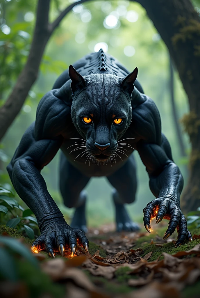 Beast and black panther mix