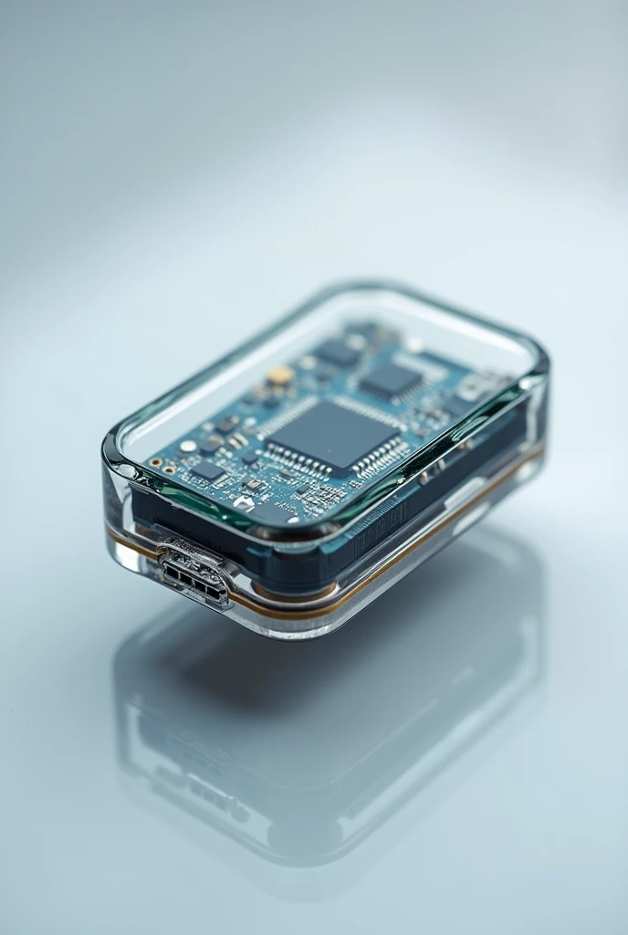 small watch with a micro chip