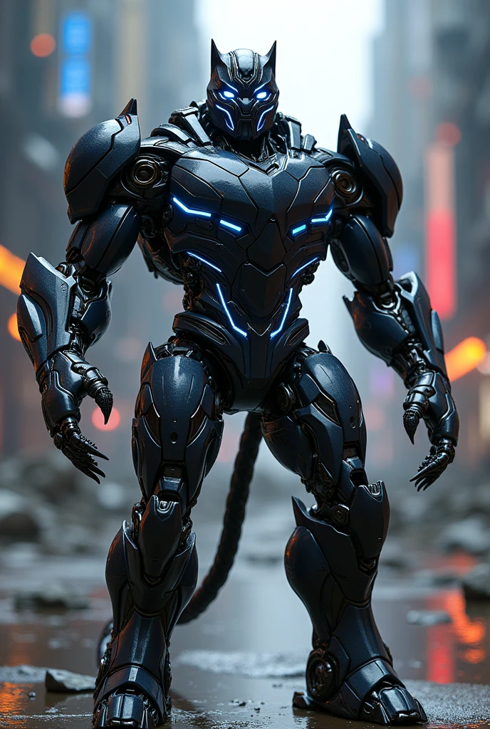 Black panther mix optimus prime