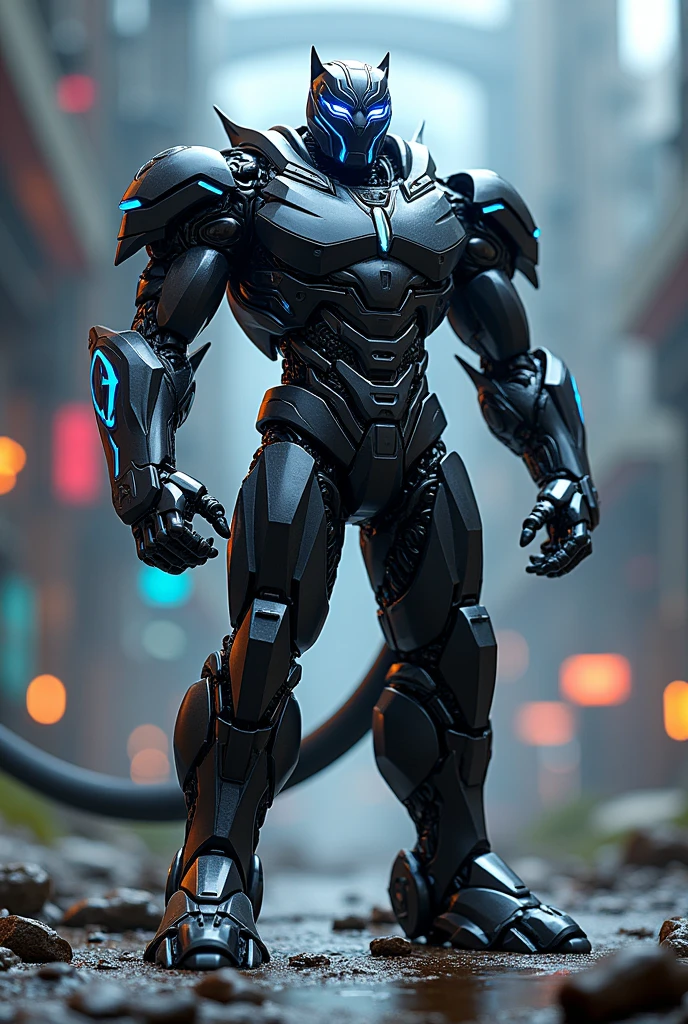 Black panther mix optimus prime