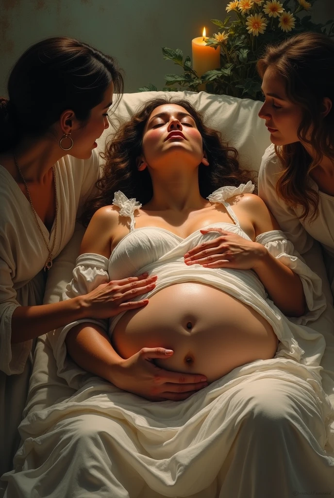 trembling during birth.