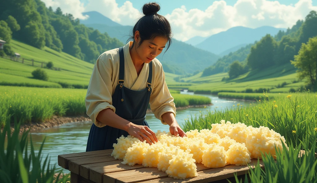 Japanese Farmer Make Sponge From Konjac Potato