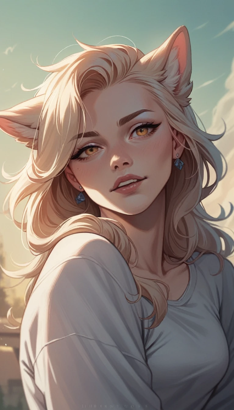 Super detail beautiful wolf-girl 25years old. UHD, 4k, 8k, cinematic