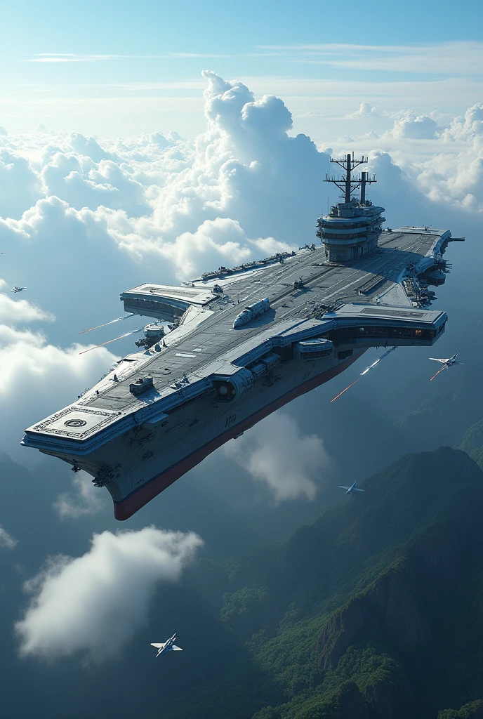 Flying aircraft carrier