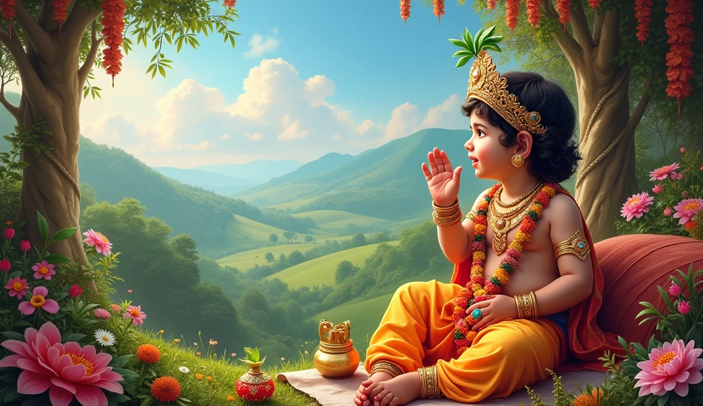 Janmashtami background