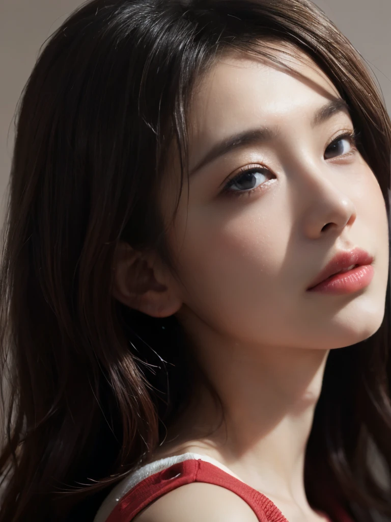 ((((best quality))))、(((Ultra-precision CG16K wallpaper)))、(((masterpiece)))、(((very detailed)))、(((super extreme detail)))、１people&#39;girls、mature woman、24-year-old female、((japanese face))、((very beautiful face))、((My Shiraishi:1.5))、((semi long straight hair:1.3、blunt bangs))、(shiny brown hair)、beautiful and delicate eyes、brown eyes、raised an eyebrow、high nose、small nostrils、small mouth、seductive lips、beautiful breasts、((C cup size breasts))、split、plump body、((A slim body type))、perfect proportions、complete anatomy、perfect composition、Beautiful detail shading、beautiful natural light、Light with beautiful details、Depth of recorded boundary、(((high saturation)))、(((really:1.9)))、((vivid:1.5))、((edge:1.6))、((beautiful skin))、((skin texture))、((reallyな皮膚感))、(((cowboy shot、femur:1.5)))、((overhead view:1.8))、((Open mouth and surprised face:1.4))、(eyes looking at me:1.5)、day bedroom、bright sunshine、natural light、(((Lie down on your back in bed:1.6)))、(Supine posture:1.5)、(((open front shirt_white clothes、panties_white clothes:1.6)))、((earring、wearing a necklace:1.3))、