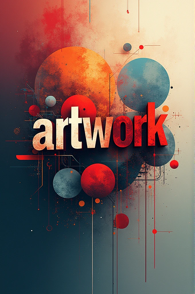 make a slide written “artwork”