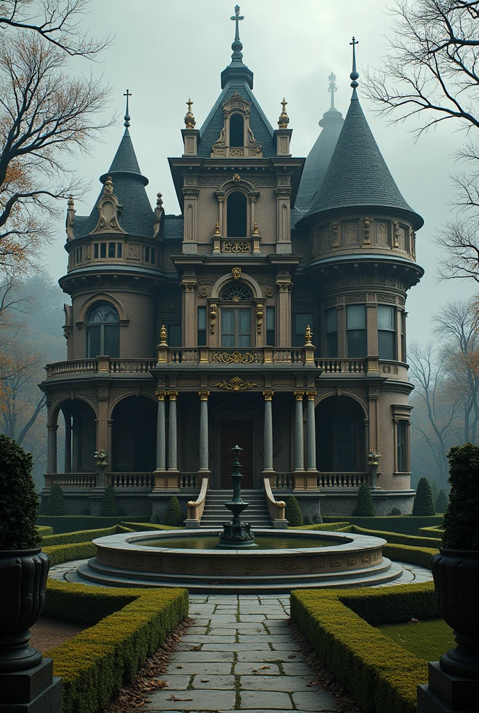 A very rich house and a very scary house