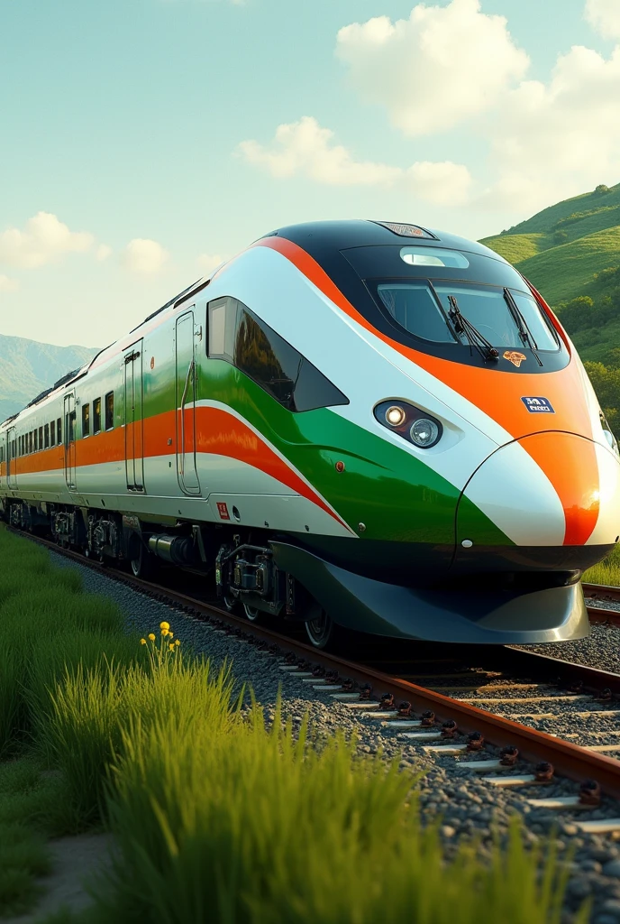 Vande Bharat Train more Luxurious with Indian Flag Colours more Aerodynamic 