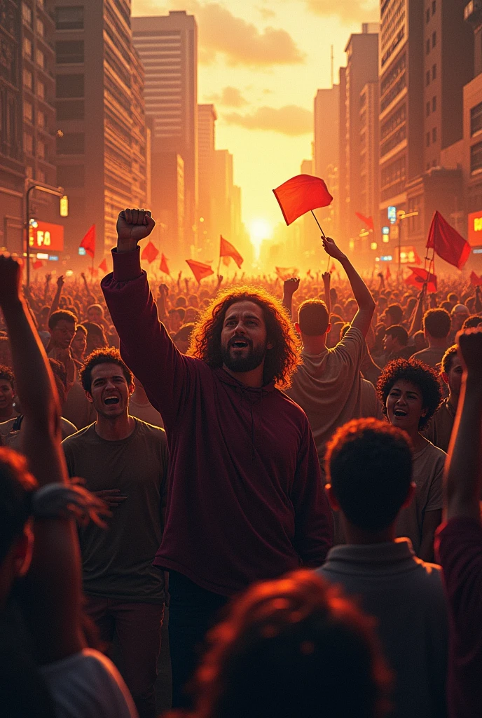 listening! It is the great voice of the multitudes!
They are your brothers, that rise! They are songs... But of war... and they are voices of rebuttal!