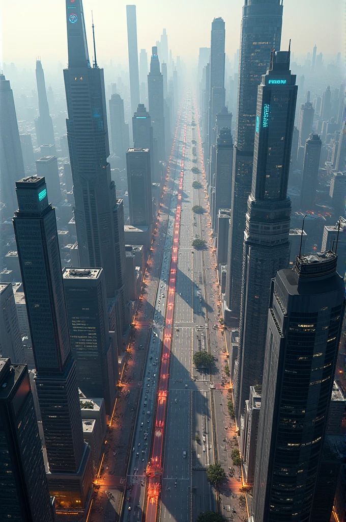 You can create or draw a mega metropolis 3 times Manhattan with its streets and avenues and highways in real time