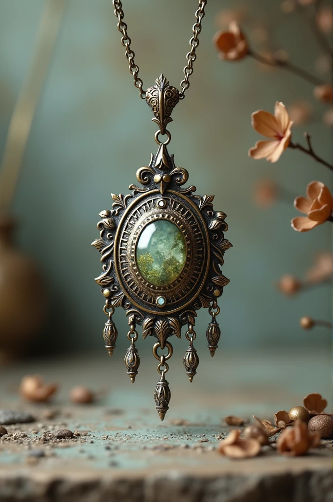 a unique old fashion necklace design