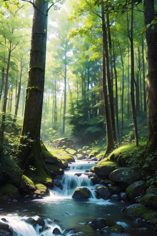 Highest quality、Lush forest