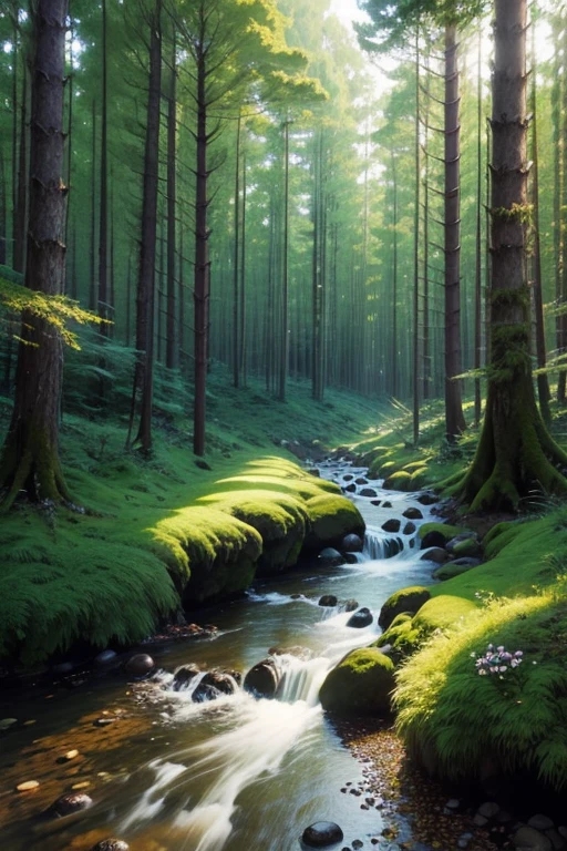 Highest quality、Lush forest