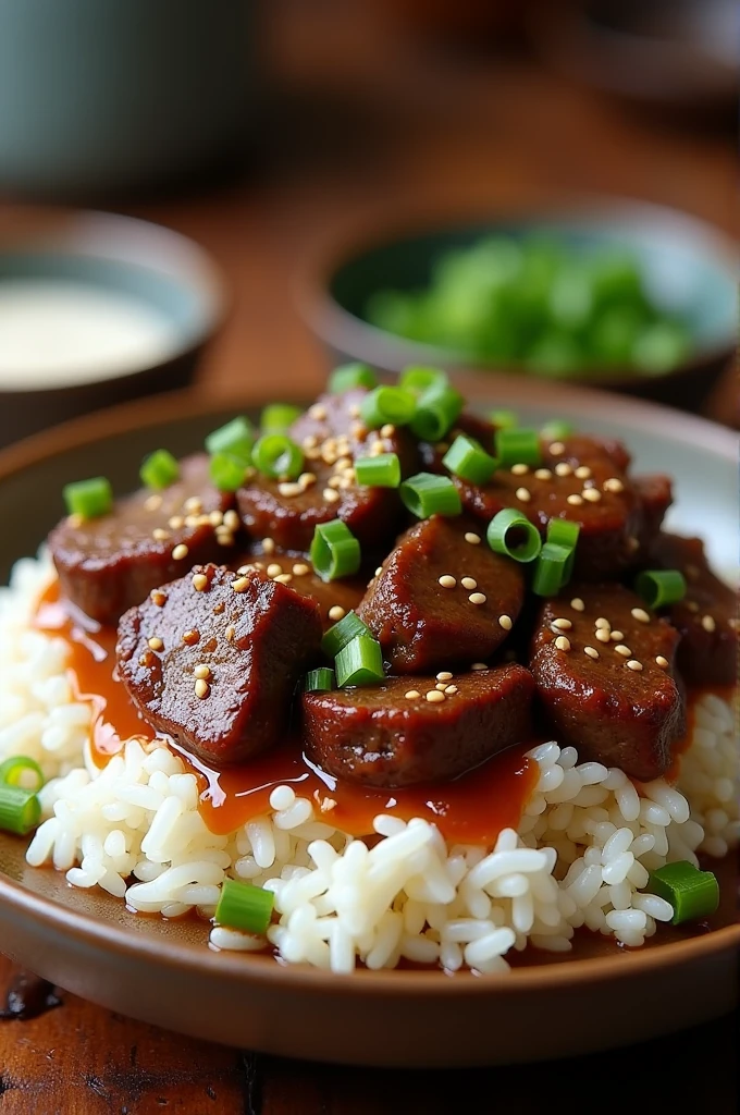 Beef with rice 