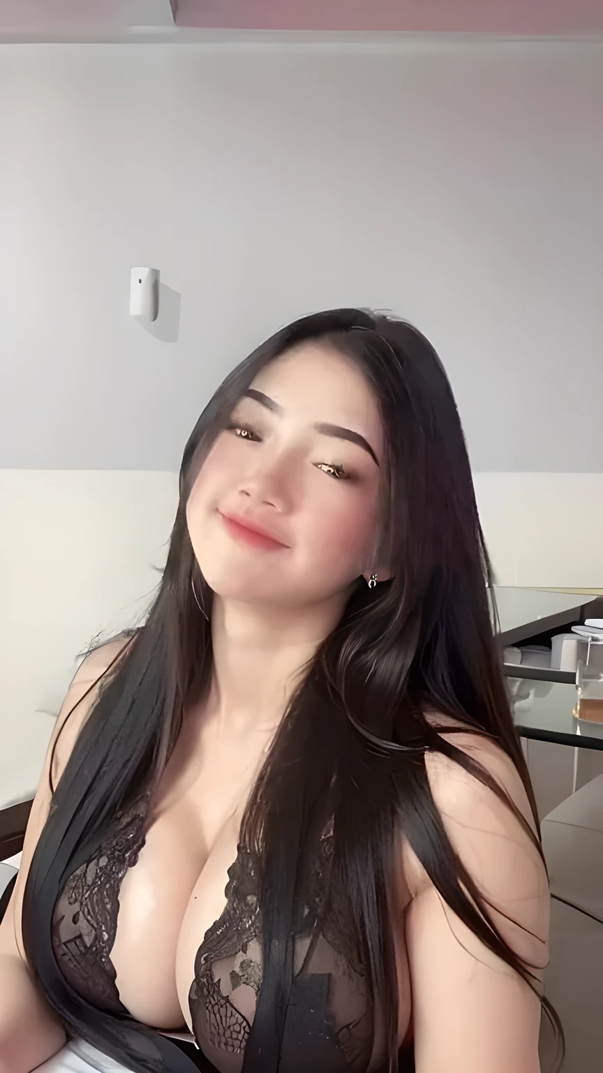 Female body, nsfw, ((gigantic bosom)), (plump:0.8), (nude, sexy), beautiful skin, ((topless, shirtless, breasts out)), transparent, transparent clothes, transparent attire, ((big breasts)), (nsfw), (white skin), (best quality), photorealistic, indoor