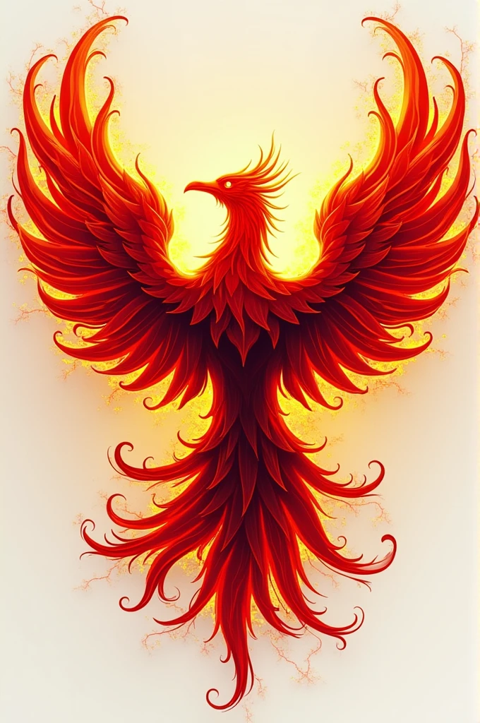 Phoenix bird esport logo fire effect with writing "ARF • REGION"