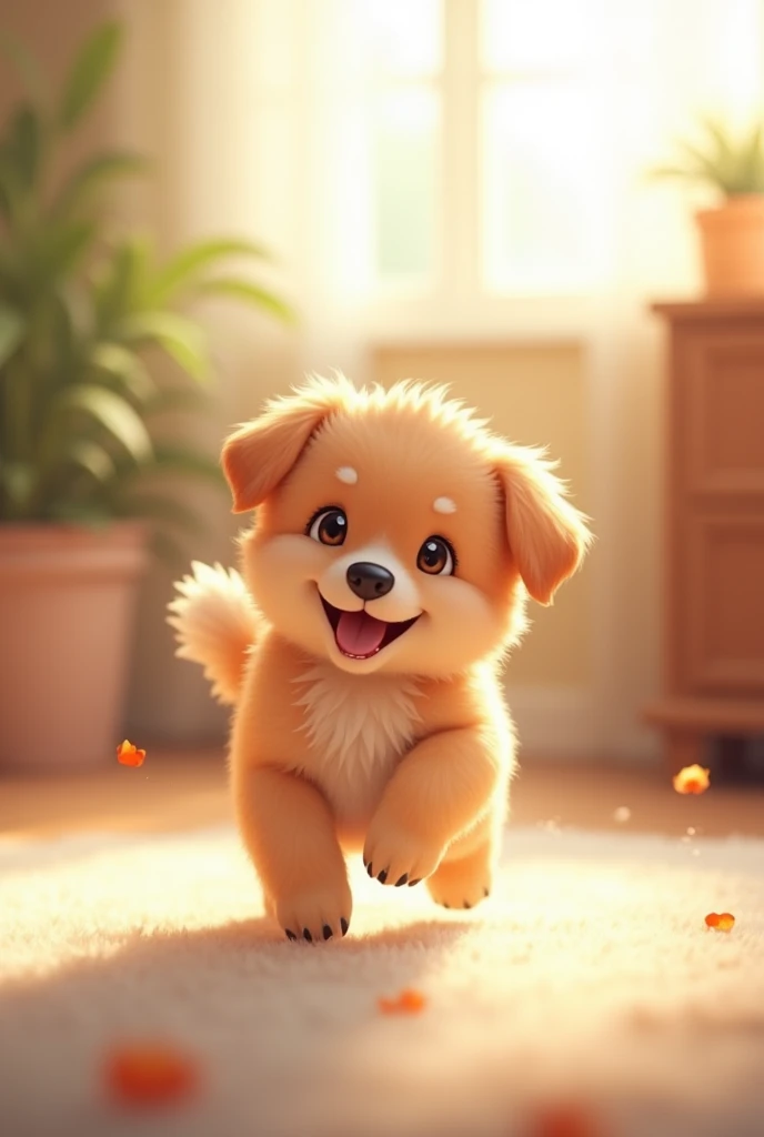 Scene of Happiness, small, puppy