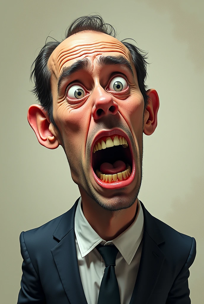 Jew very shook in funny way
