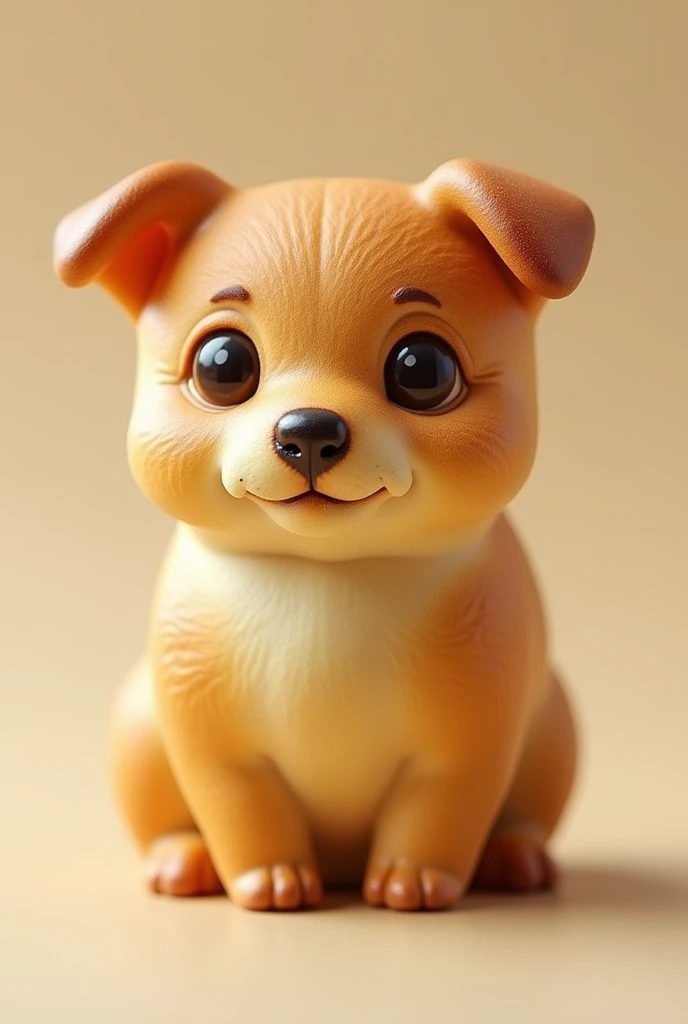 Small dog shaped bread, detail details, real, real