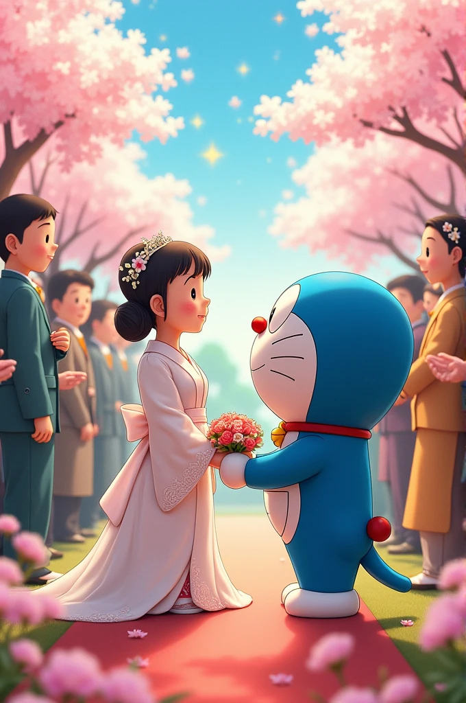 Doraemon : Nobita Marriage Shizuka 