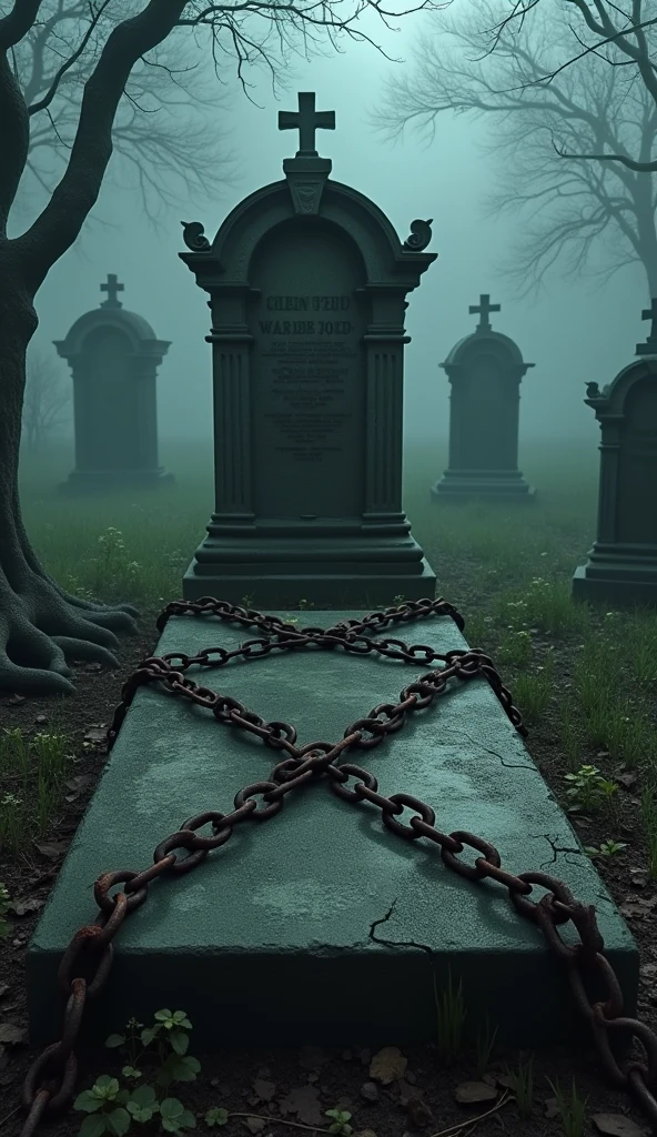 my grave, where chains were placed to keep my spirit bound.