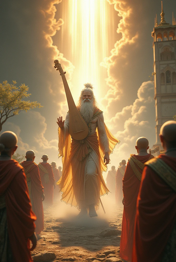 Narada came to Indraloka.