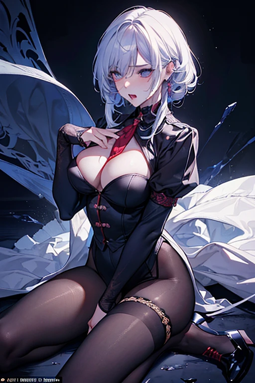 (A handsome man with a strong desire to dominate and love possessiveness、My hands were tied behind my back and my legs were spread、Intense training sex with a penis inserted into her genitals, she moans and gets fucked)