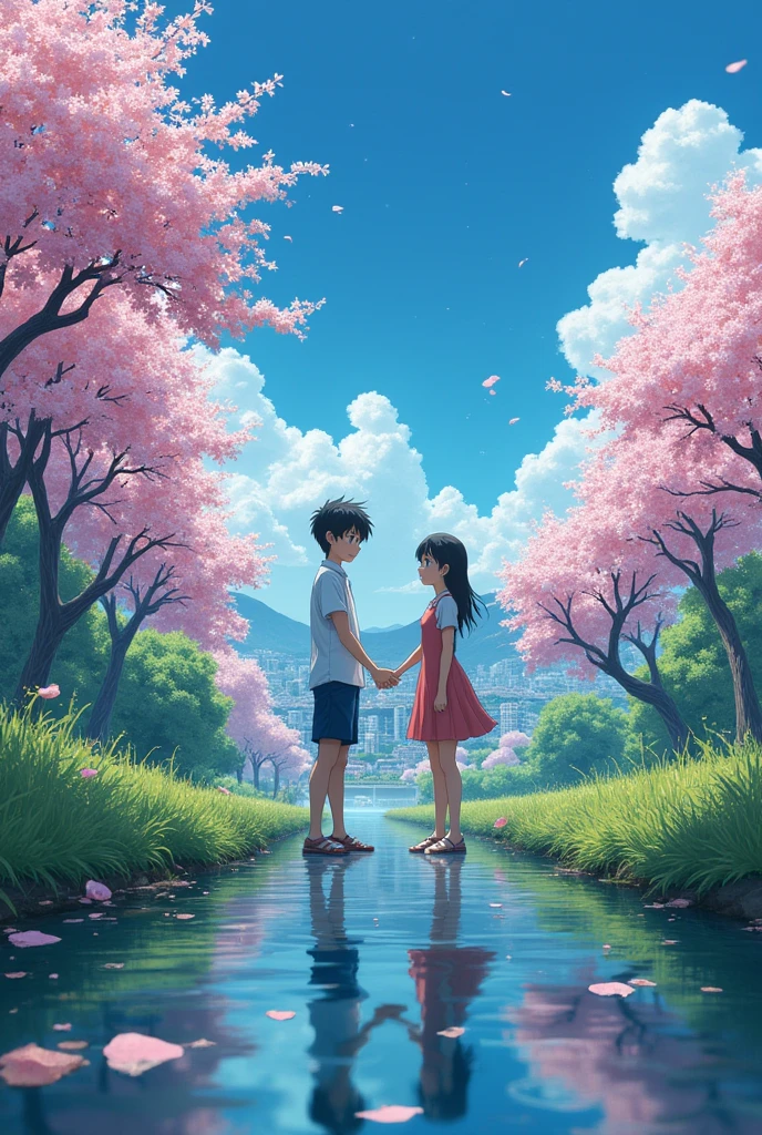 Make me a 4k wallpaper of the movie “your name”