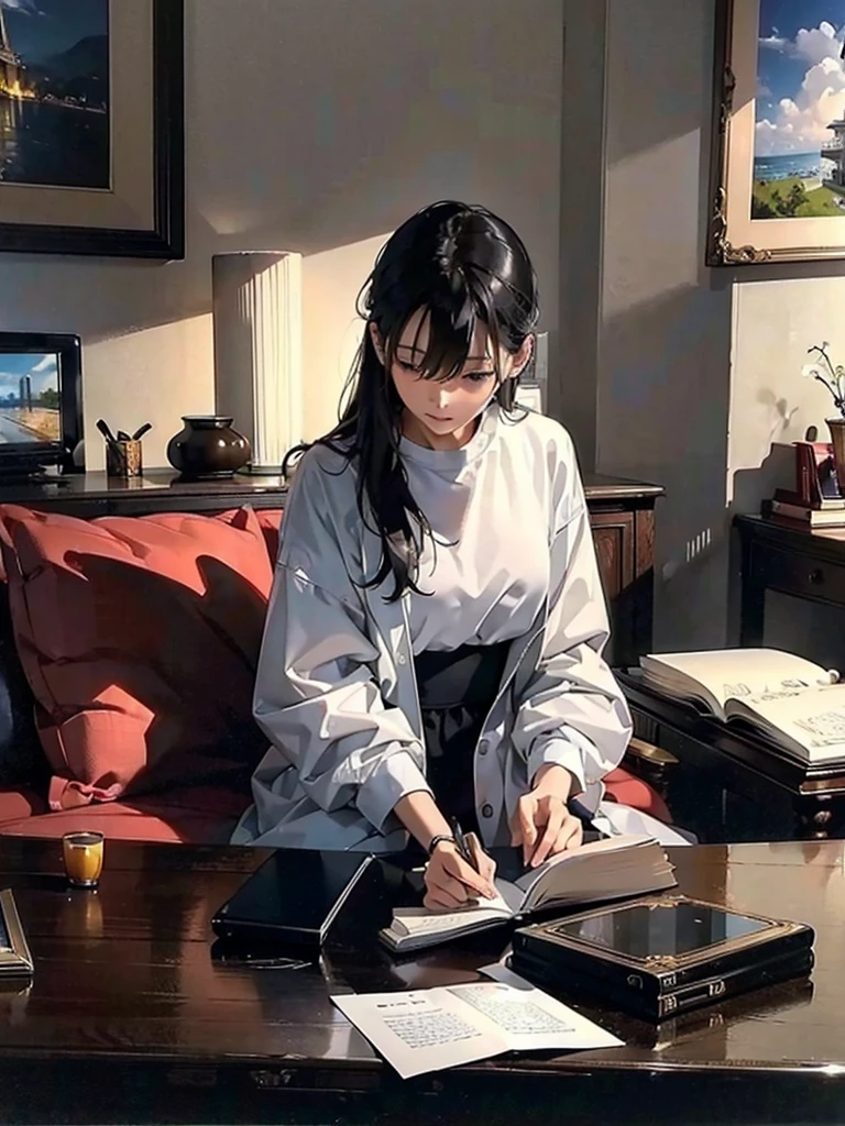 (masterpiece、Highest quality、In 8K、High resolution:1.2)、alone、one person's、 Rin Shibuya、Tight clothing、Cowboy Shot、smile、Look at the viewers、Hero Suit、Bodysuits、Tight suit、Ready for battle、Trained abdominal muscles、Trained biceps、(building:1.2)、Night view