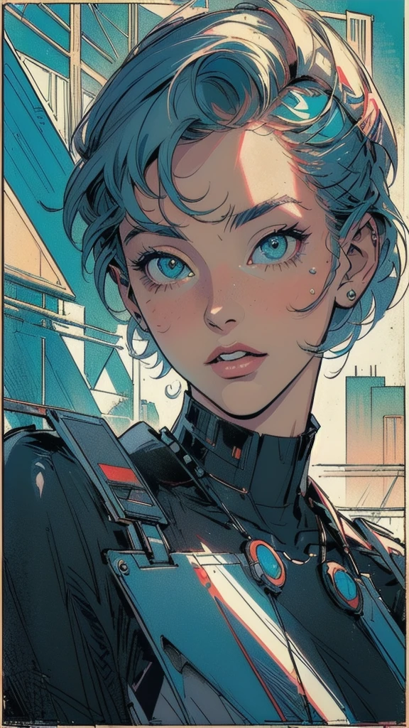 (((masterpiece, highest quality))),(((solo:1.2))),(((1girl:1.2))),32k wallpaper, very detailed, poster, vintage science fiction,(((((geometric cinematic movie poster))))), ((((bauhaus)))),(((abstract))),((((mid century modern)))),(((((portfolio))))),(((((Close-up))))),(((((bust up))))),((((more various angle)))),(((highlight))),((((heterochromia)))),(((complete. detailed face))),(((Extremely talented))),(((most complecated machine))),(((Overall colorfully))),((((((Absolutely vintage background)))))),(((vaporwave))),