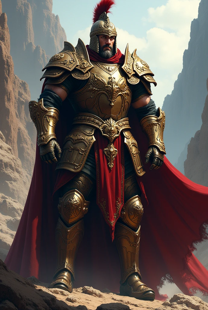 Depicting a proud elite warrior