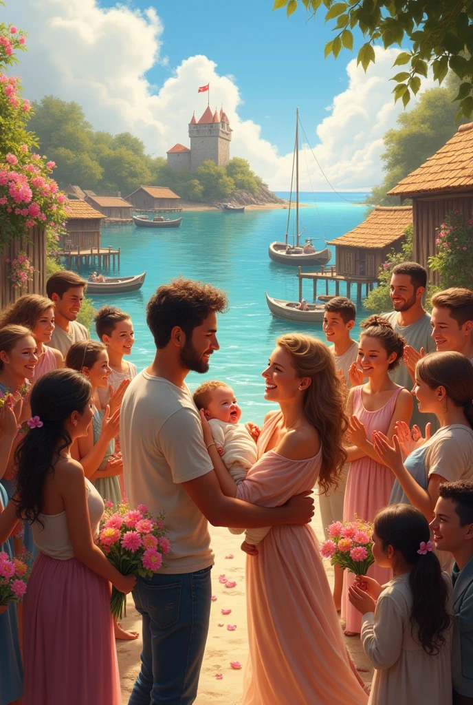 

[Scene: Fisher Kingdom, a small village with a castle in the background]
👧 Claire: _cry_ ( newborn baby)
👫 Villagers: 🎉 Happy birthday, Claire!


