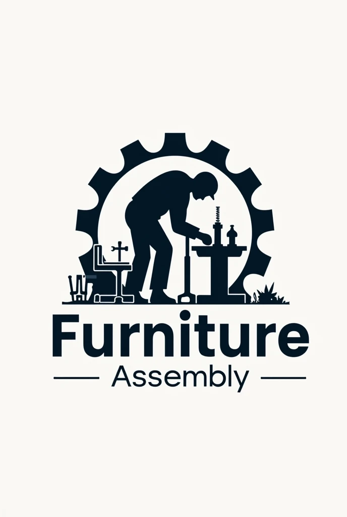 Create a furniture assembler logo