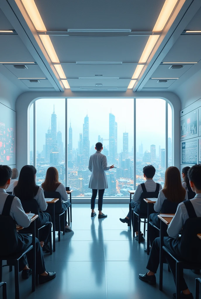 A classroom where class 12 Newton 2081 batch is written