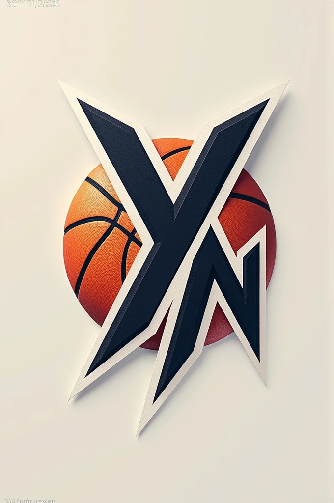 Y/N basketball logo for shoes
