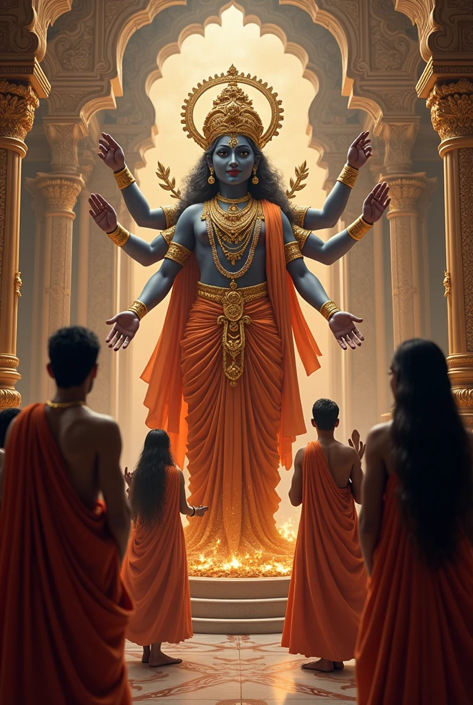 thinking that Indra would beg in the person of Venkateswara.