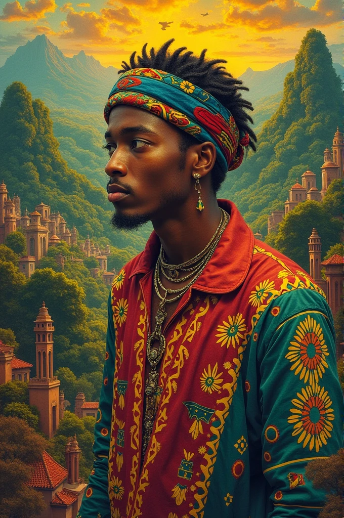 create an image of a Logan with diversity, formation and origin of the Brazilian people