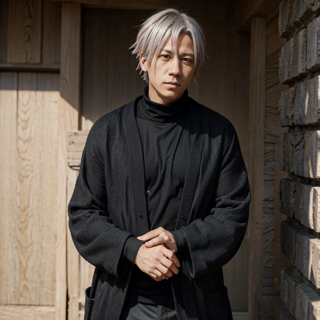Gojo satoru de Jujutsu kaisen en pull over avec ryomen sukuna 