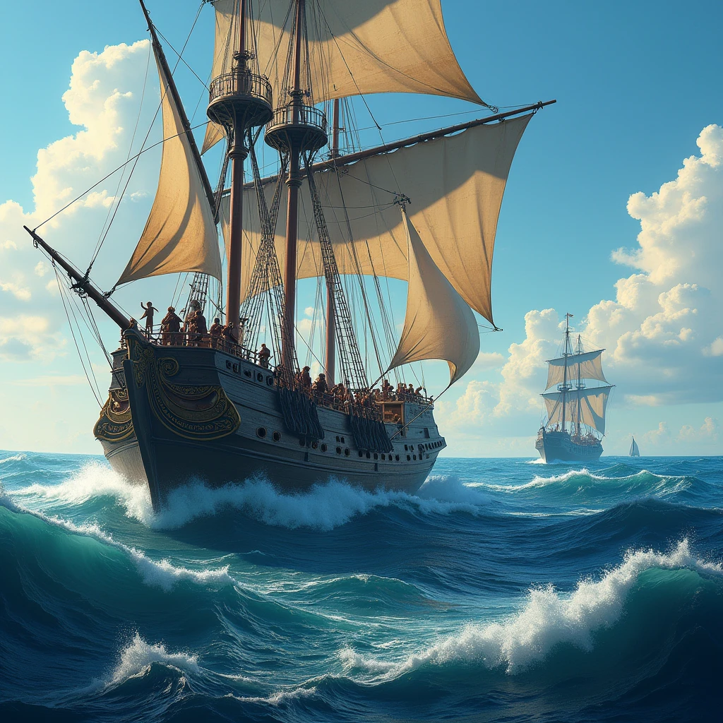 maritime navigation and exploration of unknown lands