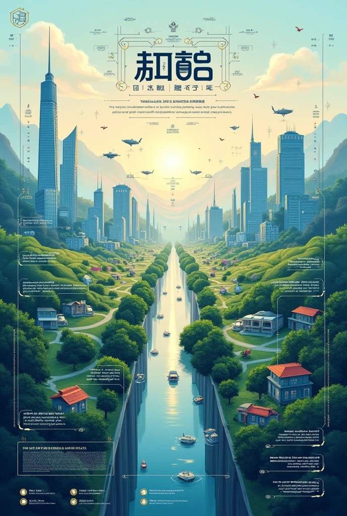 Please create a front page design for the topic impact of artificial intelligence on urban and rural economics without any spelling mistakes please mention the topic on top