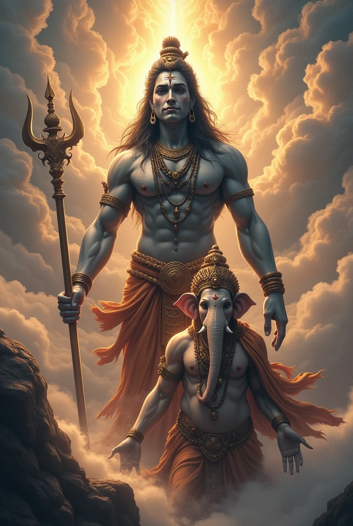 God mahadev and ganesh 