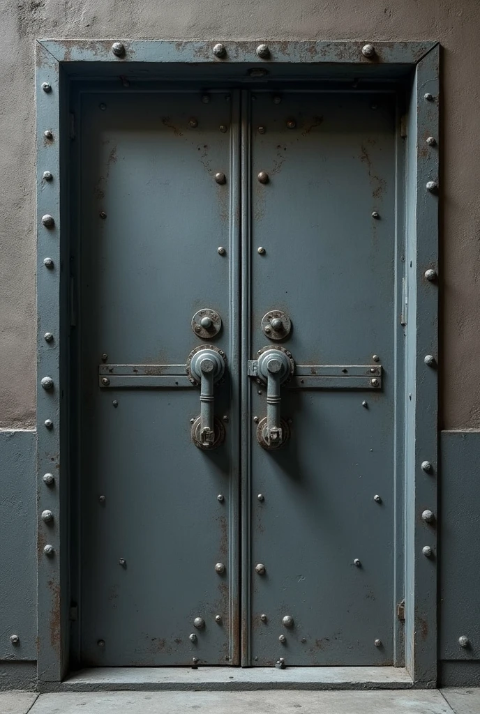 2 door lock metal door